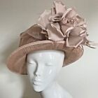 One Off Blush Designer Millinery by Hat Couture Wedding Bridal Racing Hat