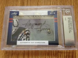 RAYMOND BERRY/YALE LARY - 2012 Leaf Sports Icons - Dual Cut Signature - 1/3 - Picture 1 of 1