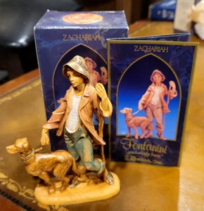 Neu Zachariah Hund Dorfbewohner Weihnachten Erbstück Krippenfigur Fontaninni Römer 5 - Bild 1 von 12