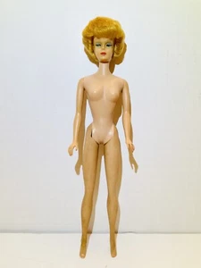 Early Mattel Barbie Bubblecut Barbie Straight Leg 1963 Midge Stamped - Picture 1 of 8