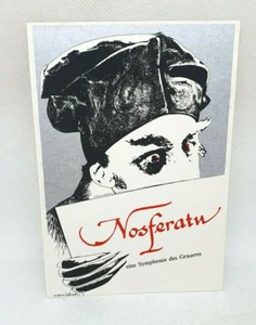 DEUTSCHE ZWERGE Lot 2 Postkarten Siebdruck Nosferatu 1987 Vampire Kino Murnau - Bild 1 von 4