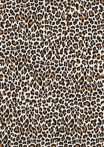Splendida ""stampa leopardata"" foglio di tessuto stampato su tela. fiocchi per capelli e.t.c - Foto 1 di 22
