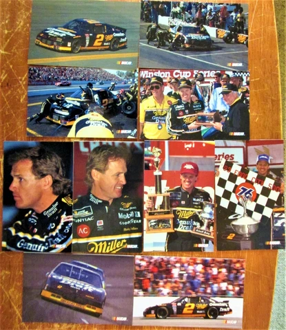NASCAR: 1993 RUSTY WALLACE MILLER 10 POSTCARD SET Cover