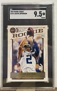 2020 Panini Legacy 149 Justin Jefferson SGC Mint + 9.5 LSU RC - Picture 1 of 2
