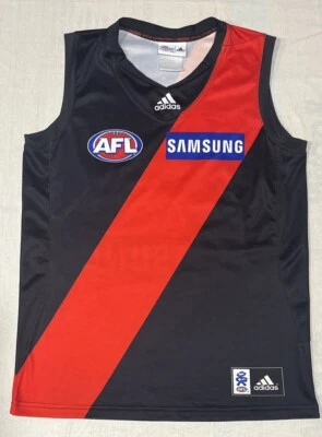 Essendon Bombers 2011 Guernsey AFL On-field Team Gear Adidas Samsung Size S Mens - image 1 of 4