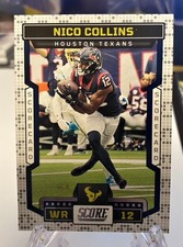 Nico Collins 2023 Score Football Scorecard Parallel Houston Texans