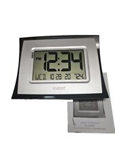 WT-8002Uv2 La Crosse Technology Digital Wall Clock withTemperature & Calendar