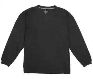 NUOVO!! North Hudson Outfitters CAMICIA UOMO MANICA LUNGA PIU' 2X NERA SUPER MORBIDA - Foto 1 di 11