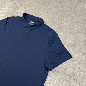 Camisa polo de cercanías Rhone para hombre 2XL azul marino manga corta rendimiento golf - Imagen 1 de 8