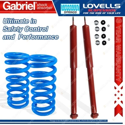 2 Rear Gabriel Guardian Shocks + Lovells Springs for Holden Commodore VT VX VY - image 1 of 2