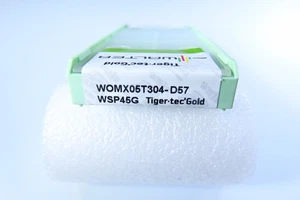 CAJA NUEVA (10 PIEZAS) WALTER WOMX05T304-D57 WSP45G TALADRO CARBURO INSERTOS HERRAMIENTAS - Imagen 1 de 4
