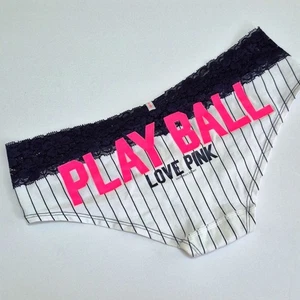 2011 PINK Victoria's Secret Low Rise Hipster Yankees 5th & Ocean Höschen M Y2K - Bild 1 von 8