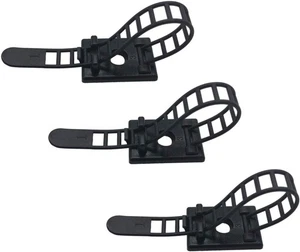 25-Pack Desk Wire Organizer Cable Clips Zip Ties Cord Management - Picture 1 of 5