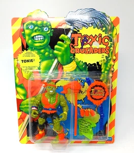 Toxic Crusaders Toxie 1991 de colección de Playmates sin usar, en caja, sin perforar **LEER** - Imagen 1 de 11