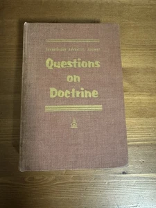 VINTAGE Seventh-day Adventists Answer QUESTIONS ON DOCTRINE 1957 First Edition - Foto 1 di 11