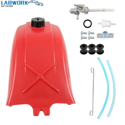 1985 1986 1987 For Honda Atc 250 SX 250SX Plastic Gas Fuel Tank Red - Изображение 1 из 4