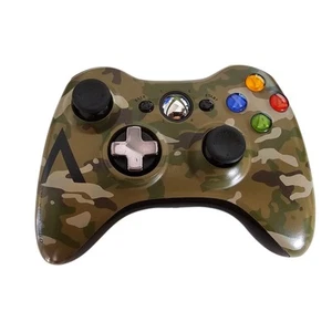 Controlador inalámbrico para juegos Microsoft Xbox 360 edición limitada Halo 4 camuflaje OEM - Imagen 1 de 8