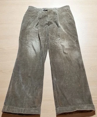 Barbour Corduroy Pants Mens 36 x 32 Brown Straight Leg Stretch Cotton Distressed - Image 1 of 4
