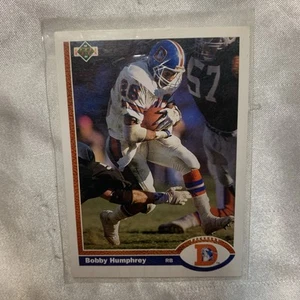 Bobby Humphrey 1991 Upper Deck #142 Denver Broncos Football Card - Bild 1 von 6