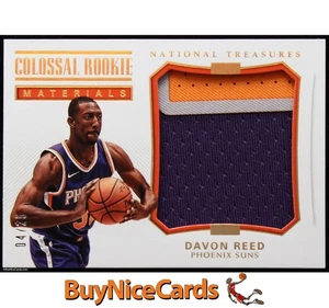2017 Davon Reed National Treasures Colossal Rookie Materials RC Patch /25 CRM-20 - Picture 1 of 2