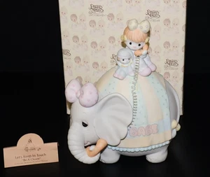 Precious Moments Elephant Musical Figurine #102520 - “Let’s Keep in Touch” (Box) - Picture 1 of 7