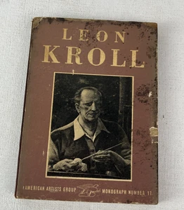 Vintage Leon Kroll Monographie Buch von American Artists Group No. 17 - Bild 1 von 11