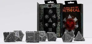 QWSSMMY35 - Metal Mythical Dice Set (7) (Q Workshop Würfel) - Picture 1 of 2