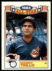 1984 TOPPS GLOSSY ALL-STARS MANNY TRILLO CLEVELAND INDIANS #3