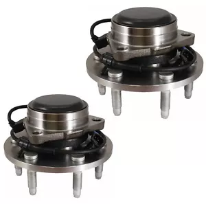 2 New DTA Front Hub Bearing Assemblies 6 Studs Fit RWD Silverado Yukon Tahoe - Foto 1 di 6