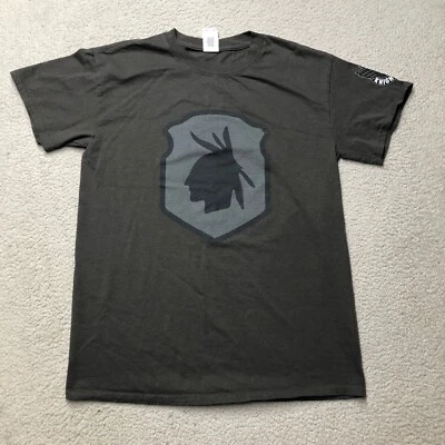 Camisa Rochester Knighthawks Para Hombre Pequeña Gris Apreciación Militar Lacrosse Foto 1 de 4