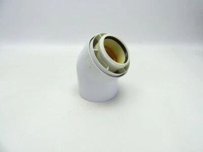 Viessmann AZ-Bogen 45°Grad DN 80/125 PP Brennwert Abgasbogen - 7194324 - Bild 1 von 4