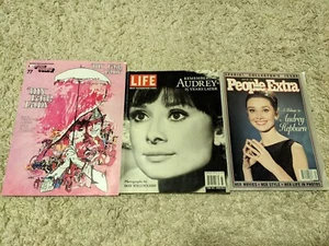 Audrey Hepburn Life Magazine '08, People Extra '93, My Fair Lady Sheet Music '81 - Picture 1 of 12