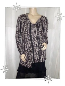 A - Gilet Cardigan Fantaisie Asymétrique Marron Beige Les P'tites Bombes LPB S/M - Imagen 1 de 7
