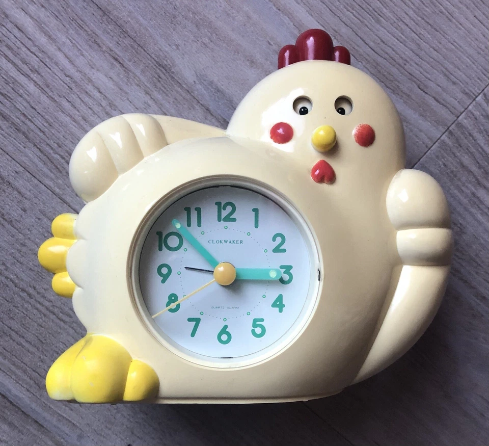 Vintage Huhn Wecker, Clokwaker, Defekt/ Ersatzteil - Bild 1 von 3