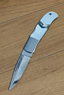 Haller Moki Klappmesser Premier Pearl Größe L HP-10P 8A Stahl - Bild 1 von 4