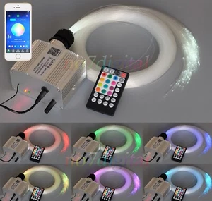 DIY Twinkle Star Fiber Optic Light Kit RGBW APP 300*3m Star Ceiling Night Light - Picture 1 of 6