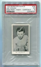 1923 Burstein Isaacs Famous Prize-Fighters Capitals 38 Jim Higgins PSA 5 Boxing