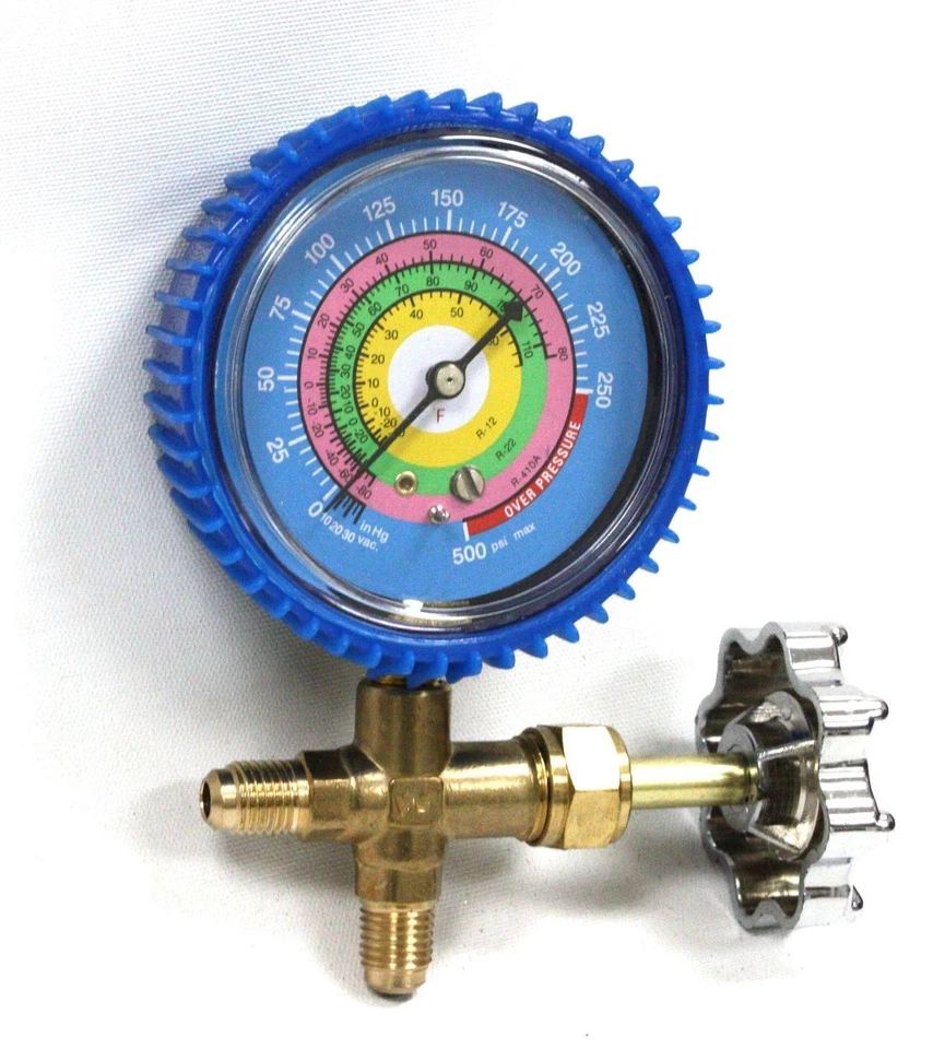 交流电 R410a R12 R22 单歧管仪表服务充电暖通空调制冷氟利昂 — 第 1/4 张图片