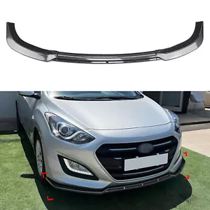 For Hyundai I30 MK2 MK2.5 2012-2017 2014 Front Bumper Spoiler Splitter Lip - Picture 1 of 9