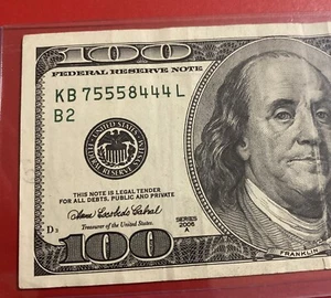 $100 Dollar Bill Note Series 2006A - Picture 1 of 4