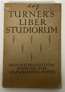 Turner's Liber Studiorum Miniature Edition With All The Unpublished Plates 1911 - Picture 1 of 18
