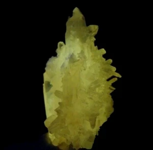 CERUSSITE lustrous skeletal crystals ! LW FLUORESCENT - Morocco Mibladen /pk845 - Picture 1 of 16