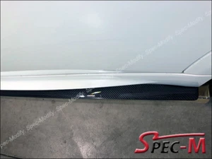 Labio de faldones laterales de fibra de carbono real estilo E CF PARA BMW E90 M3 2008-2013 4 puertas CF - Imagen 1 de 3