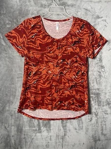 🆕Camisa Lularoe Irma para mujer talla grande naranja/negra - Imagen 1 de 8