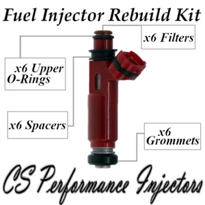 Fuel Injectors Rebuild Kit fits 195500-3970 for 01-02 Mitsubishi Montero 3.5L V6 - Foto 1 di 1