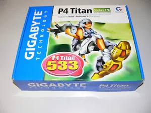 GIGABYTE GA-8ID533 Motherboard Mainboard P4 TITAN Series INTEL Sockel 478 Neu - Bild 1 von 7