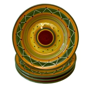 Pier 1 Imports Etrusco Loza Juego de 4 Cuencos Italia 9 1/2" - Imagen 1 de 3