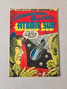 Commander Battle and the Atomic Sub #3  1954 Golden Age Comic  - Picture 1 of 5