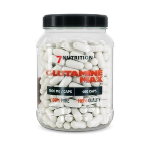 7Nutrition Glutamin MAX Caps 1000mg Aminosäuren Fitness Training 400 Kapseln