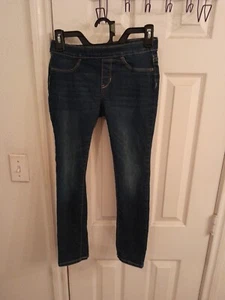 Girls Old Navy Skinny Pull On Dark Wash Jeans Size Large (10-12) - Picture 1 of 5